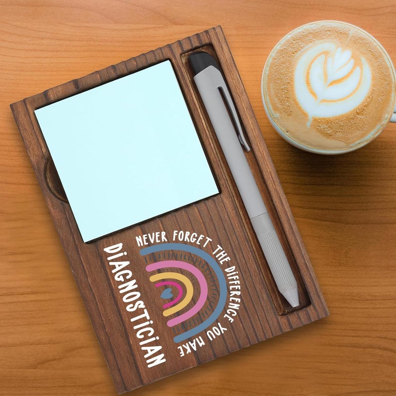 Pariveca Diagnostician Gifts Sticky Note Holder, Thank You Gift for Educational Diagnostician, SPED Team Member, or Testing Specialist, Education Appreciation Week, Graduation or Holiday Recognition PB040 - Image 3